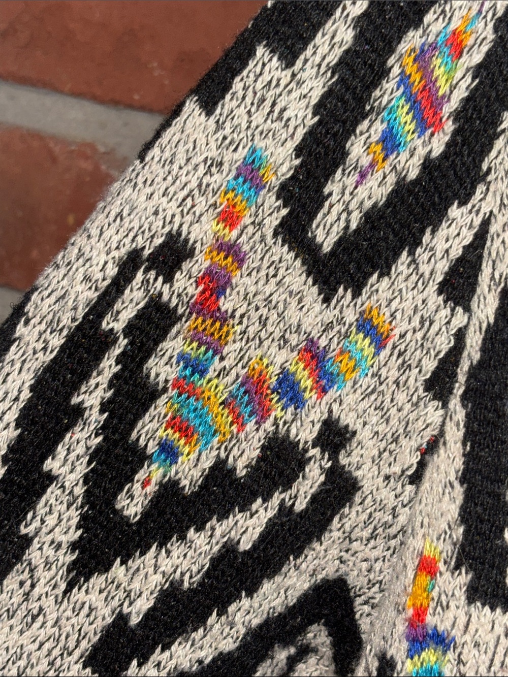 Northern Angel Western Boho Knit Cardigan Yellowstone Aztec Country Size Small - Picture 8 of 12